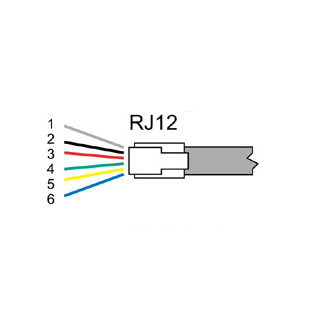 RJ12 UTP Kabel 15 m