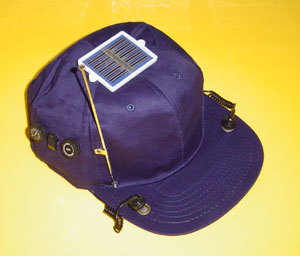 Solar-Baseballcap mit AM/FM Radio
